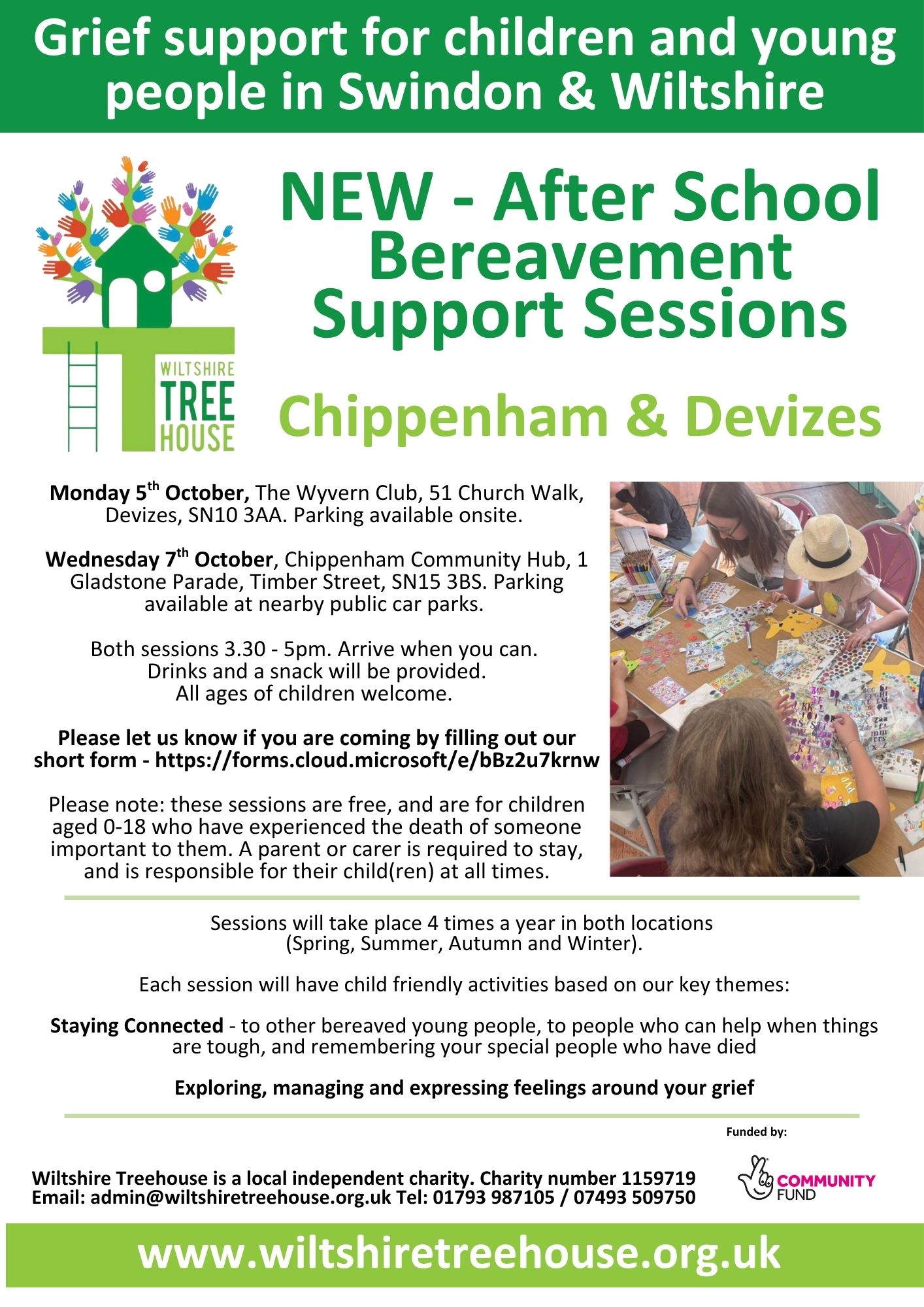 Chippenham & Devizes after school flyer